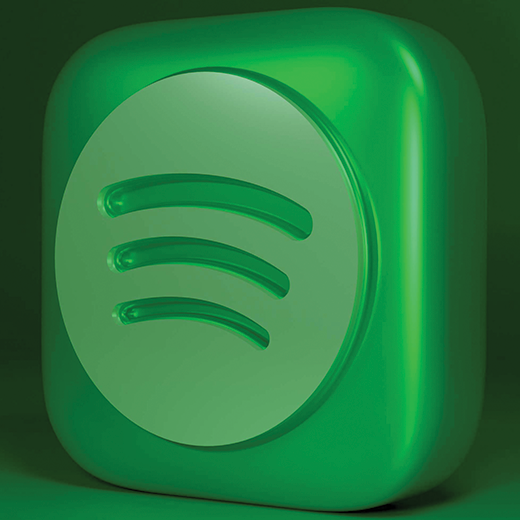 Spotify icon Photo by Eyestetix Studio on Unsplash
